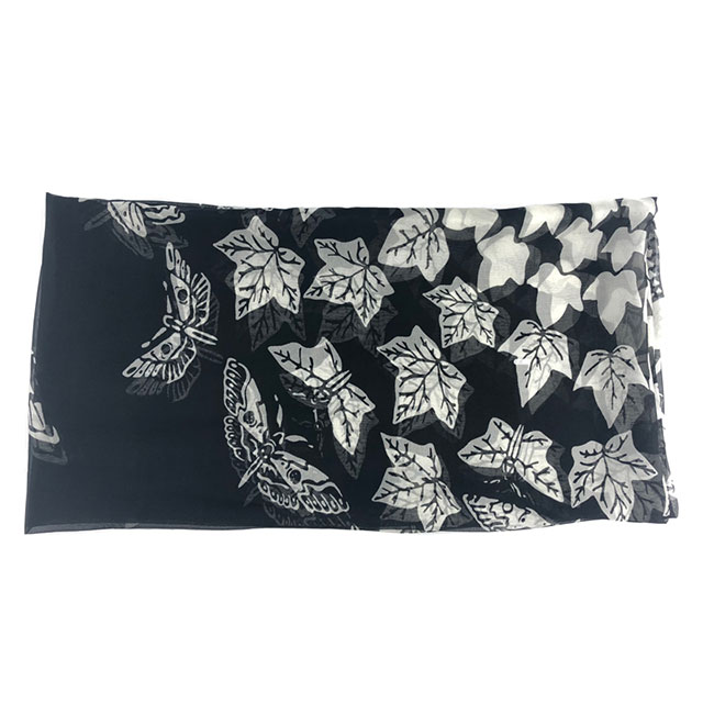  Large Size Light Weight Skinny Custom Chiffon Silk Wrap Scarf Printing Design for Woman China Supplier