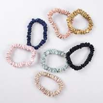 Manufacturing Handmade Vintage Silk Hair Ties Scrunchies for Women
