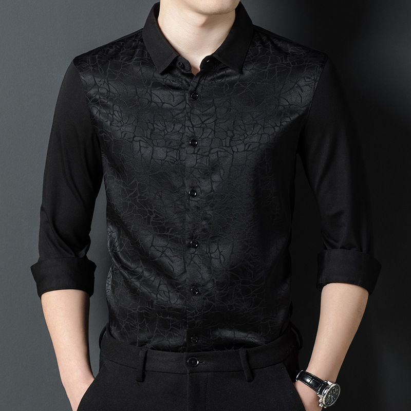 Designer Silk Shirts For Men- Product on Beauty Plus Silk Co., Ltd