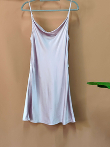 Custom Printing Sexy Cowl Neck Slip Dress 100 Silk with Slit for Women for Wholesale