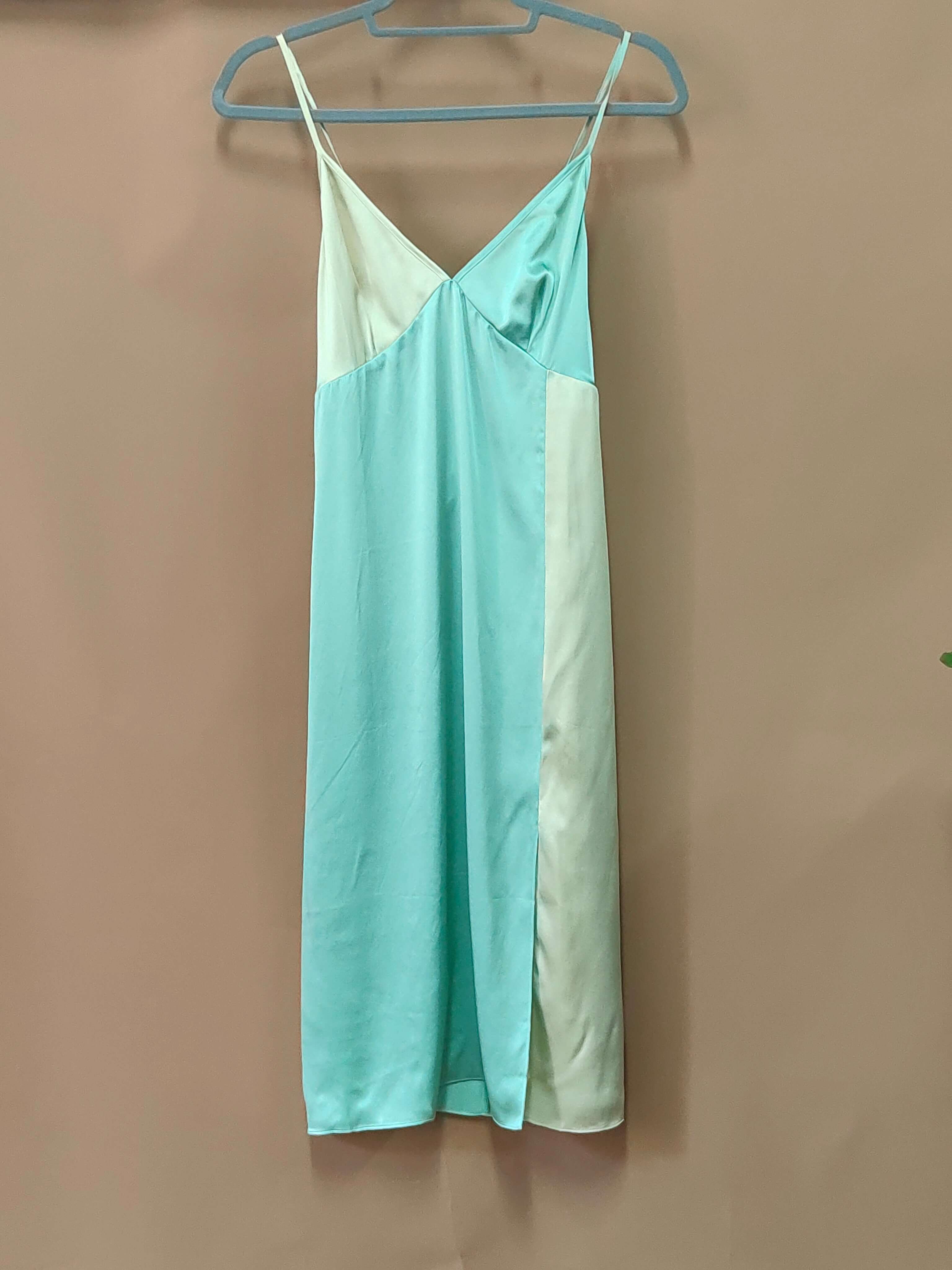 Custom Purple Lavender Silk Pajama Dress Gown with Slit for Womens for Wholesale