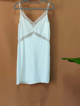 Custom Printing Sexy 100 Silk Lace Slip Dress with Slit for Womens in Bulk