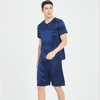 100% Pure Silk Unique DesignShort Sleeve Pajamas for Men