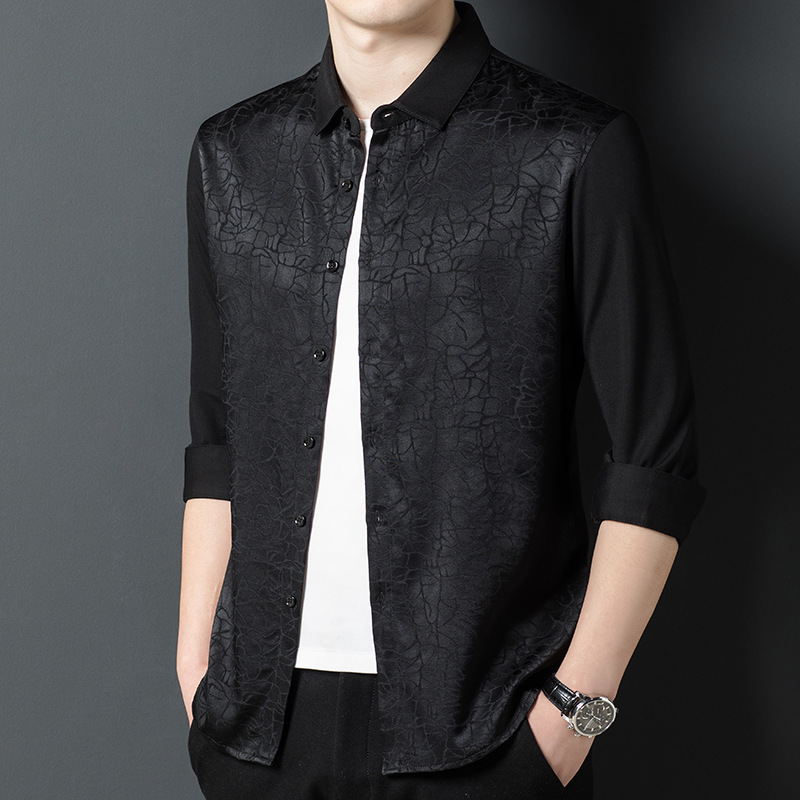 Designer Silk Shirts For Men- Product on Beauty Plus Silk Co., Ltd