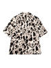 Wholesale Leopard Printed Silk Blouse With Short Sleeve Made for Women From Professional Clothing Factory