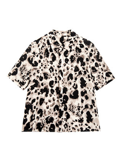 Wholesale Leopard Silk Blouse