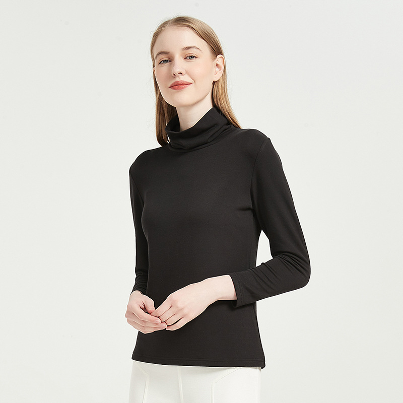 Chinese Supplier Cold Weather Base Layers Silk Womens Turtleneck Sweater
